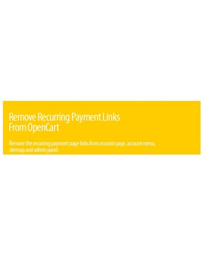 Remove Recurring Payment Links